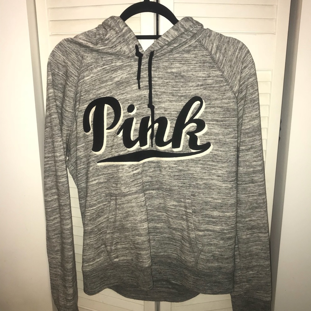 PINK gray sweatshirt